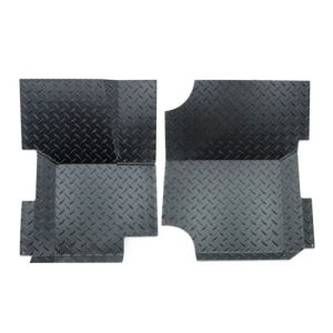 Warrior Products Floor Board In Black Diamond Plate For 1987-95 Jeep Wrangler YJ 907BRDPC