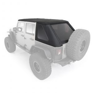 SmittyBilt Bowless Combo  Top With Tinted Windows For 2007-18 Jeep Wrangler JK Unlimited 4 Door Models 9083235