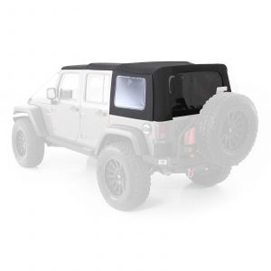 SmittyBilt Premium Replacement Top Skin With Tinted Windows In Black Diamond For 2007-09 Jeep Wrangler JK Unlimited 4 Door Models 9084235