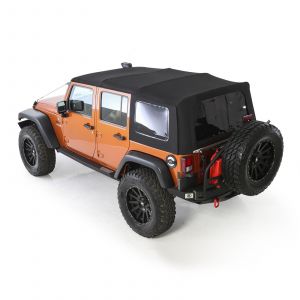SmittyBilt Premium Replacement Top Skin With Tinted Windows In Black Diamond For 2010+ Jeep Wrangler JK Unlimited 4 Door 9086235
