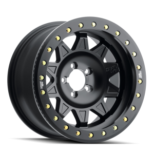 Dirty Life RoadKill Race 9302 Wheel Matte Black w/ Black BeadLock 17x9 5X5 w/4.50BS 9302-7973MB14