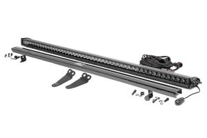 Rough Country LED Light Kit Lower Windshield 50" Black Single Row For Polaris General XP 4 1000 93034