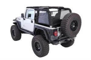 SmittyBilt Cloak Mesh Rear and Sides For 2007-18 Jeep Wrangler JK 2 Door Models 95101