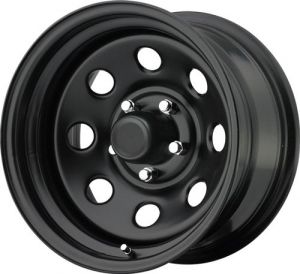 Pro Comp 97 Rock Crawler Series Wheel 15x8 With 5 On 5.50 Bolt Pattern & 3.75 Backspace In Flat Black 97-5885F