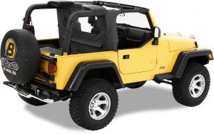 BESTOP WrapAround Windjammer In Black Diamond For 2003-06 Jeep Wrangler TJ & TLJ Unlimited Models 8003535