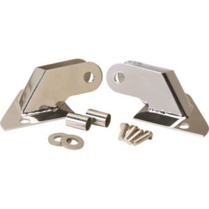 Kentrol Stainless Steel Mirror Relocation Bracket (Pair) for 87-95 Jeep Wrangler YJ 50533-