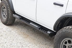 LoD Offroad Destroyer Rocksliders (Black Powder Coated) for 2021+ Ford Bronco 4 Doors BRS2114