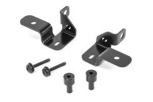 Quadratec Windshield Hinge Mount Light Brackets for 18+ Jeep Wrangler JL, JLU & 20+ Gladiator JT 12110-9050