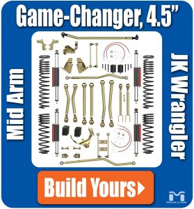 MetalCloak 4.5" Game-Changer Suspension & Lift Kit (Base Kit) for 07-18 Jeep Wrangler JK, JKU A1245