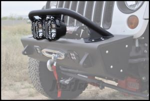 Addictive Desert Designs Stealth Fighter Standard Top Hoop In Black for 6" Lights For 2007-18 Jeep Wrangler JK 2 Door & Unlimited 4 Door Models F9513610101NA