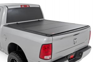 Rough Country Hard Tri-Fold Flip Up Bed Cover 5'7" Bed Ram 1500 2WD/4WD (2010-2018 & Classic)2010-2018 & Classic 49319550