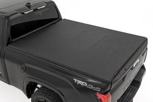 Rough Country Soft Tri-Fold Bed Cover 6'7" Bed with & w/o OE Rails For 2022-2025 Toyota Tundra 2WD/4WD 41419660A