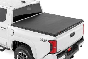 Rough Country Soft Tri-Fold Bed Cover 5' Bed Dbl Cab For 24-25 Toyota Tacoma 2WD/4WD 41716505A