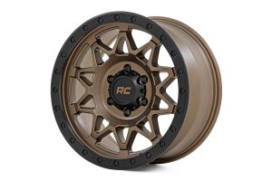 Rough Country 78 Series Wheel Simulated Beadlock Bronze/Black 17x8.5 5x5 +0mm 78170918