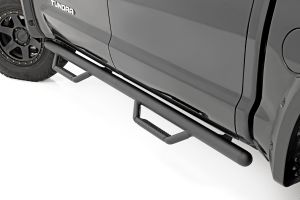 Rough Country Nerf Steps Cab Length CrewMax 5'7" Bed For 07-21 Toyota Tundra 2WD/4WD RCT0786CCB