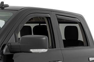 Rough Country Side Window Deflectors In Channel Rain Guard Ram 1500/2500/3500 (10-24 & Classic)10-24 & Classic 840924