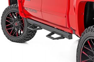 Rough Country SRL2 Adj Aluminum Step Crew Cab Chevy/GMC 1500/2500HD/3500HD (07-18 & Classic)07-18 & Classic 11018