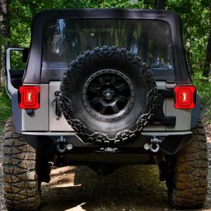 American Modified Tunnel Tail Lights for 07-18 Jeep Wrangler JK, JKU AMJPAC03312-