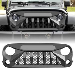 AMERICAN MODIFIED GLADIATOR VADER GRILLE - MATTE BLACK for 07-17 Jeep Wrangler,2018 Jeep Wrangler JK AMJPAA00113