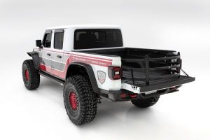 AMP Research BedXTender HD Sport Truck Bed Extender (Black) For 2020+ Jeep Gladiator JT 4 Door Models 74833-01A