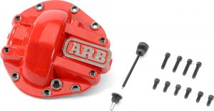 ARB Competition Differential Cover for Front M186 Axle in Red For 2018+ Jeep Gladiator JT & Wrangler JL Unlimited 4 Door Models (Sport/Sahara) 0750009