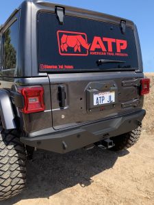 American Trail Products Fully Loaded Rear Mid-Width Bumper for 18+ Jeep Wrangler JL, JLU 33180001K
