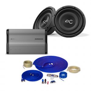 Stinger Off-Road AudioControl Altitude A800.1 Amplifier Bundle with 10" Subwoofer Pair & Amplifier Wiring Kit A8-SPC10XS