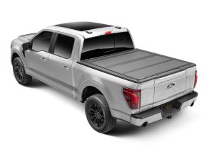 BAK Industries BAKFlip MX4 (GEN 3) Hard Folding Truck Bed Cover - Matte Finish for 2022-2026 Toyota Tundra 6' 7" Bed with or without Deck Rail System without Trail Special Edition Storage Boxes 448441