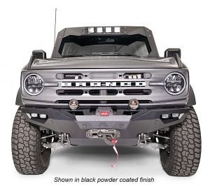 Fab Fours Premium Winch Bumper in Bare Finish for 21-23 Ford Bronco FB21-F5251-B