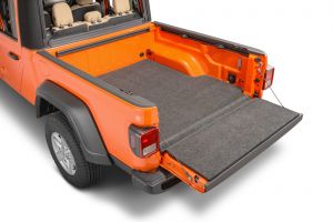 Bedrug Carpeted Tailgate Mat With Gap Guard For 2020+ Jeep Gladiator JT 4 Door Models XLTBMJ20SBS