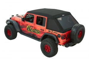 BESTOP Trektop Ultra Soft Top (Black Twill) For 2018+ Jeep Wrangler JL Unlimited 4 Door Models 5492517