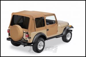 BESTOP Replace-A-Top With Half Door Skins & Tinted Rear Windows In Spice Denim For 1988-95 Jeep Wrangler YJ Models 51123-37