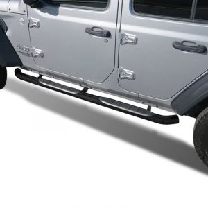 Black Horse Offroad 3" Side Steps for 18+ Jeep Wrangler JL Unlimited 9B083813A-