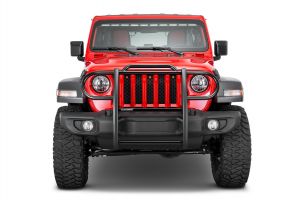 Black Horse Offroad Off Road Grille Guard for 18-25 Jeep Wrangler JL 17JPJLMA