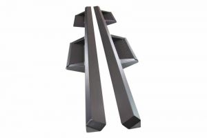 Black Horse Offroad Impact Drop Heavy Duty Side Steps in Grey for 07-18 Jeep Wrangler JK Unlimited 4-Door IM-JEWR4D