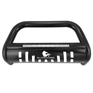 Black Horse Offroad 3" Beacon Bull Bar with Light Bar for 18+ Jeep Wrangler JL and 20+ Gladiator JT BE-