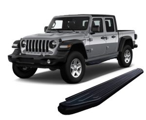 Black Horse Offroad Peerless Running Boards in Black for 20-25 Jeep Gladiator JT PR-J479BK