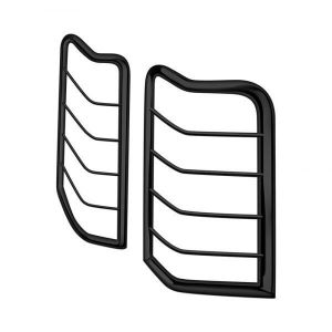 Black Horse Offroad Tail Light Guards in Black for 07-18 Jeep Wrangler JK & Unlimited JK 7JPWRA