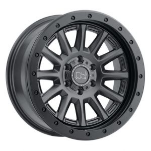 Black Rhino Dugger Wheel in 17x8.5 with 4.04in Backspace Gun Black for 87-06 Jeep Wrangler YJ & TJ 1785DGR-85114M76