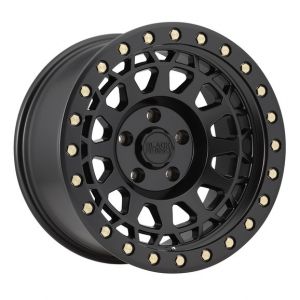 Black Rhino Primm Wheel in 17x9 with 4.29in Backspace Matte Black with Brass Bolts for 87-06 Jeep Wrangler YJ & TJ 1790PRM-85114M71