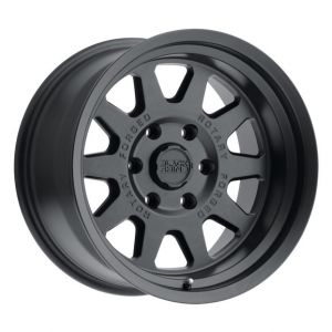 Black Rhino Stadium Wheel in 16x8 with 4.11in Backspace Matte Black for 87-06 Jeep Wrangler YJ & TJ 1680SDM-05114M76