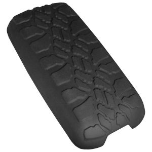 Boomerang Enterprises Tire Tread ArmPad Rest for 97-01 Jeep Cherokee XJ AP-XJ-9701-BLK