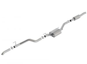 Borla Performance ATAK T-304 Stainless Steel Catback Exhaust System with Single Turn Down Tip 2020+ Jeep Gladiator JT 4 Door Models (3.6L Engine)