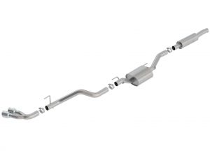 Borla S-Type T-304 Stainless Steel Catback Exhaust System for 20+ Jeep Gladiator JT 140812-