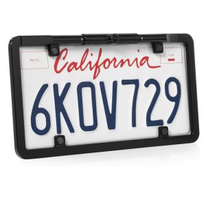 Stinger Off-Road BOYO Ultra Slim Full-Frame License Plate HD Backup Camera (Black) | VTL375HD VTL375HD for Universal Applications VTL375HD