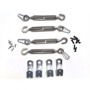 ARB Fridge/Freezer Fold Down Anchor Points Kit for Cargo Drawers (Black) - BRDFRKIT