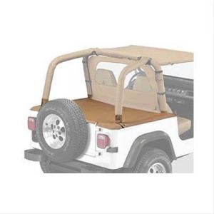 BESTOP Duster Deck Cover With Mounting Hardware Kit In Spice Denim 1992-95 Wrangler YJ 9001037