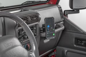 Quadratec Magnetic Grab Handle Phone Mount for 97-06 Jeep Wrangler TJ 14133-1201