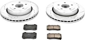Power Stop Rear Z23 Evolution Sport Performance 1-Click Brake Kit for 06-10 Jeep Grand Cherokee WK SRT8 K2949