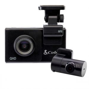 Cobra Dual-View Smart Dash Cam with Rear-View Accessory Camera SC200D